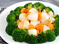 Broccoli and Scallops