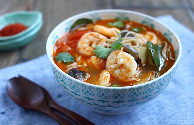 15-Minute Tom Yum Noodle Soup