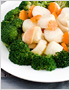 Broccoli and Scallops