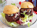 Cabernet and Gorgonzola Burger Sliders