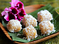 Cassava Cake with Shredded Coconut