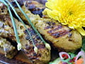 Grilled Coconut Chicken with Lemon Basil