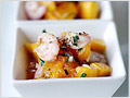 Tropical Fruit Salad with Shrimp