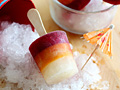 Longan, Mango and Pomegranate Popsicle