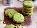 Matcha Almond Cookies