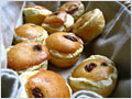 Peanut Butter Tartlets with Raisins