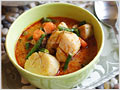 Thai Red Curry with Chicken and Scallops