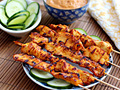 Thai Chicken Sate with Peanut Sauce