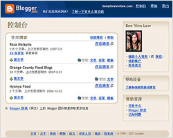 Blogger in China