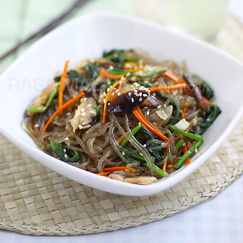 Japchae (Korean Mixed Noodles)