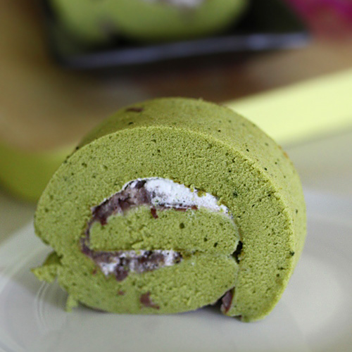 roll matcha swiss tea recipe recipes cake japanese sponge bean easy cream dessert filling cakes desserts rasa sweet malaysia japan