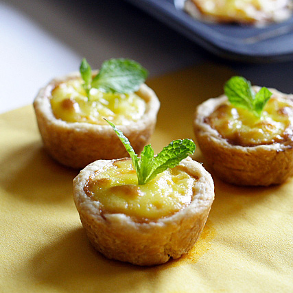 Mini Portuguese Egg Tarts