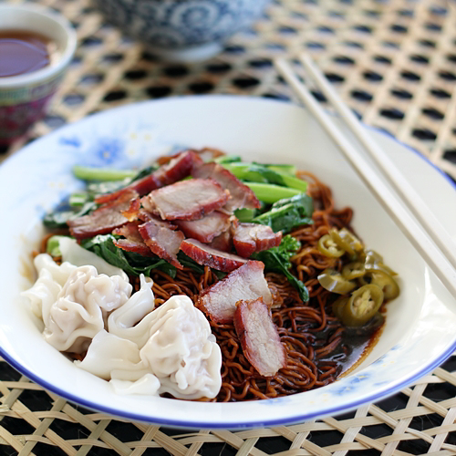 Wonton Noodles (Malaysian Wantan Mee)