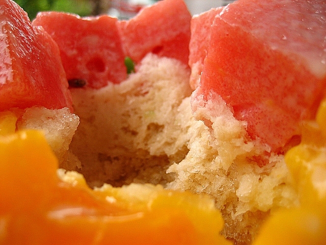 Shaved Ice with Fresh Fruits