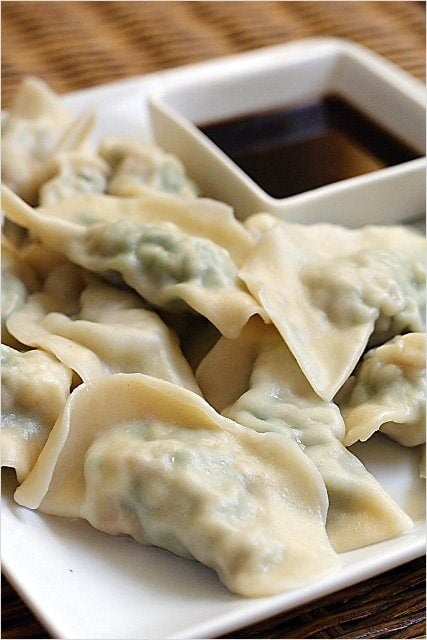 Chinese Jiaozi Recipe Pork And Chive Dumplings 韭菜饺子 Easy Delicious