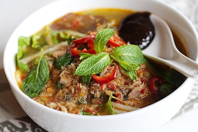 Assam Laksa. Image: Rasa Malaysia