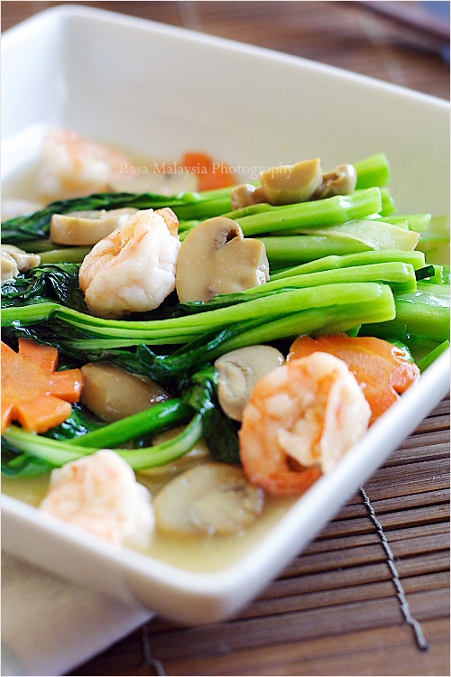 Chinese Vegetables Choy Sum Easy Delicious Recipes Rasa Malaysia