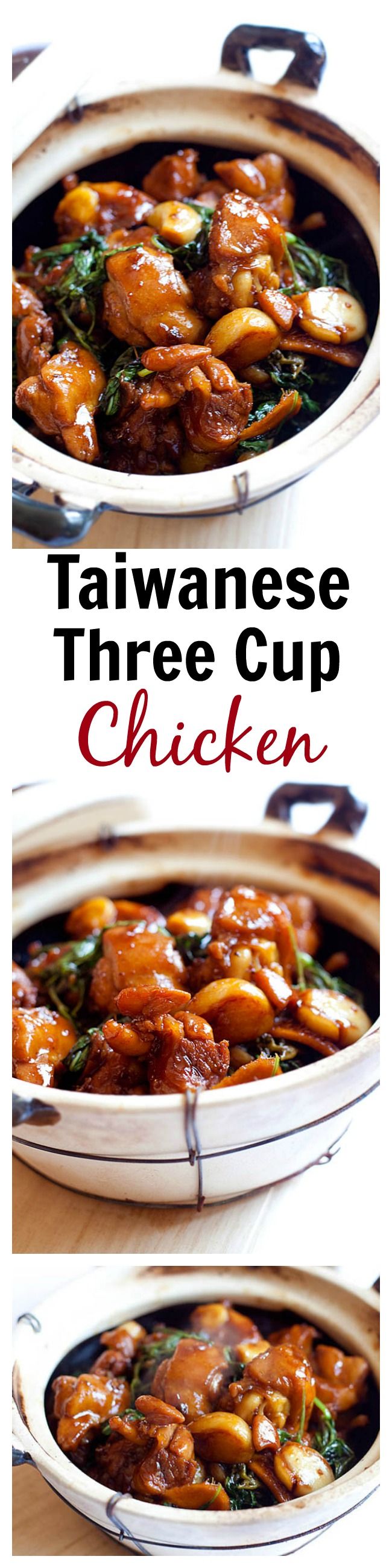 Three Cup Chicken | Easy Delicious Recipes