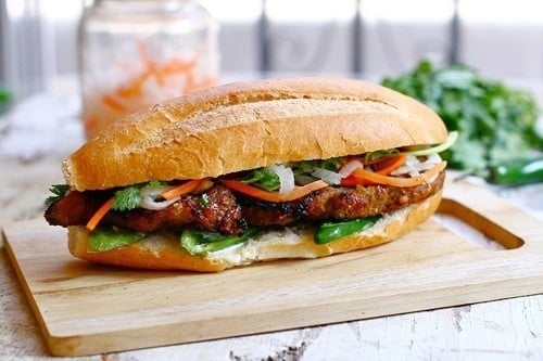 Banh Mi with Lemongrass Pork Banh Mi with Lemongrass Pork
