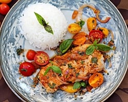 Sauté Pork with Tomatoes