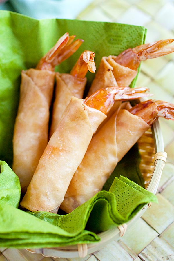 Shrimp and Cheese Spring Rolls Easy Delicious Recipes