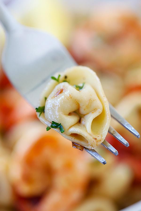 Garlic Shrimp Tortellini Easy Delicious Recipes