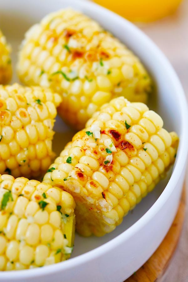 garlic butter corn on the cob recipe