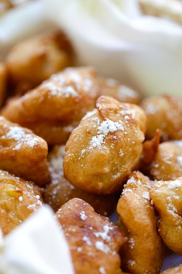 Easy and quick homemade crispy, sweet fried golden fritters made with creamed corns.