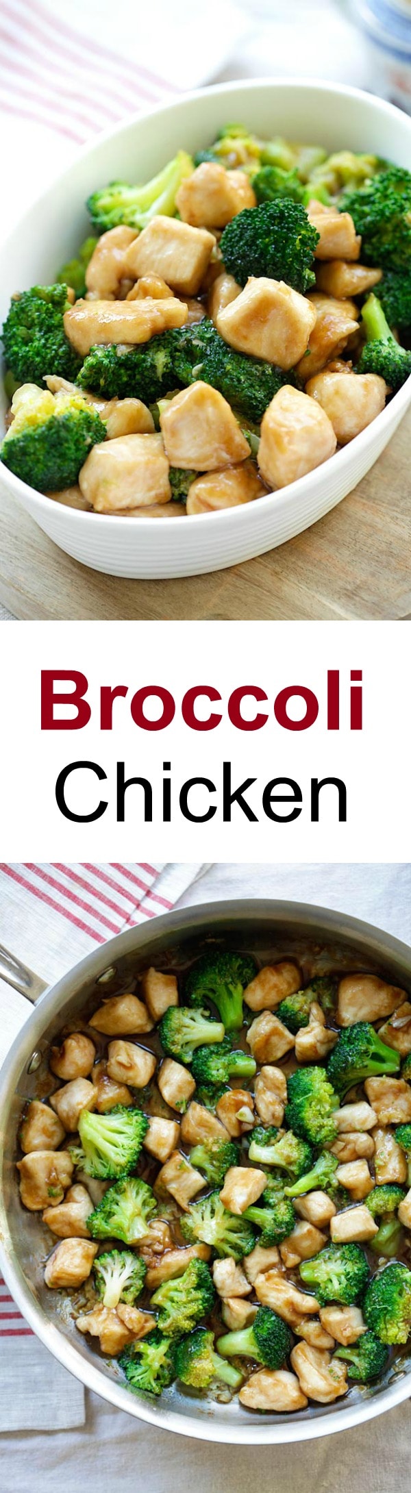 Chicken and Broccoli – Learn how to make healthy homemade chicken broccoli in brown sauce. Best and popular Chinese takeout recipe | rasamalaysia.com