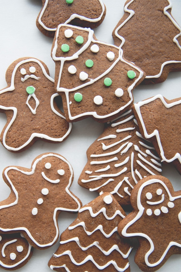 Easy homemade festive Gingerbread man cookies.
