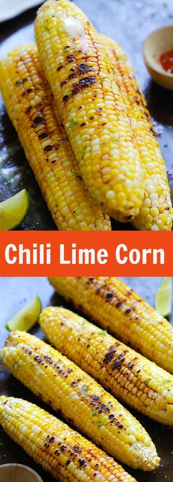 Chili Lime Corn - fresh corn seasoned with chili-lime spice mix. This chili lime corn recipe is so delicious and amazing that you'll want more | rasamalaysia.com