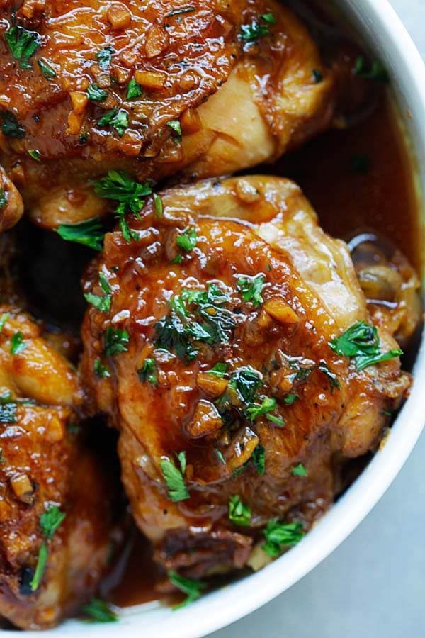 Honey Garlic Chicken (Instant Pot) | Easy Delicious Recipes