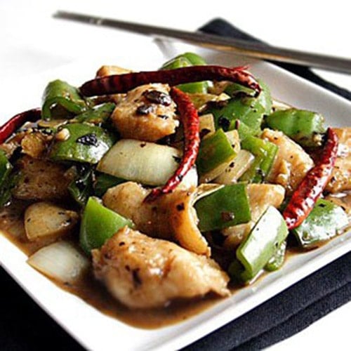 Stir-fried Fish Fillet with Black Bean Sauce