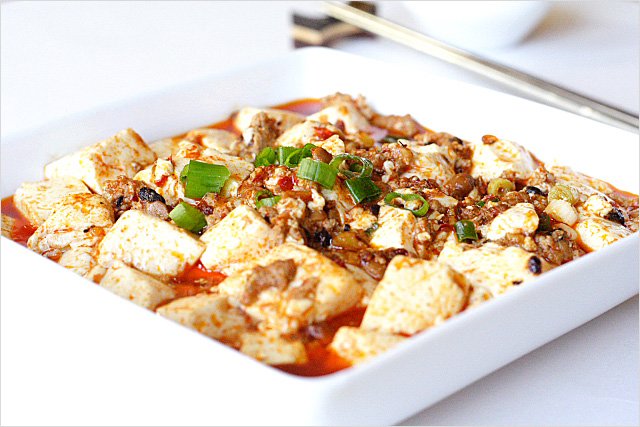 Try this Sichuan mapo tofu with extra chili that will make it extra spicy.