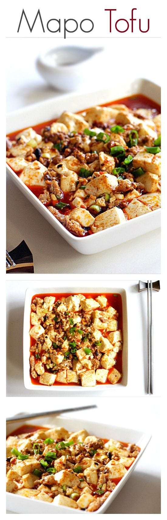 Mapo Tofu - the best Chinese tofu dish. Learn how to make it with this super easy and delicious recipe | rasamalaysia.com