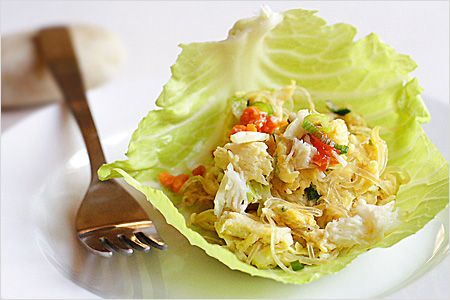 Here is my recipe for imitation shark’s fin and crab meat omelette. | rasamalaysia.com