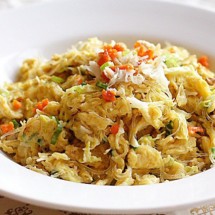 Imitation Shark's Fin and Crab Meat Omelette