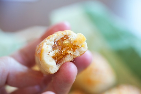 Pineapple Tarts with Pineapple Jam Filling
