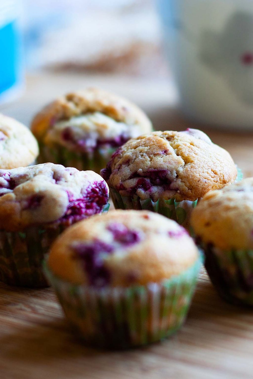 Raspberry Muffins (with fresh raspberries!) Rasa Malaysia