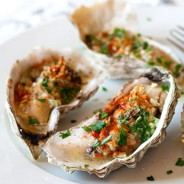 Grilled Oysters with Paprika Garlic Butter Rasa Malaysia