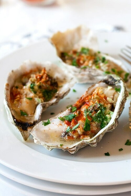 Grilled Oysters With Paprika Garlic Butter - Rasa Malaysia