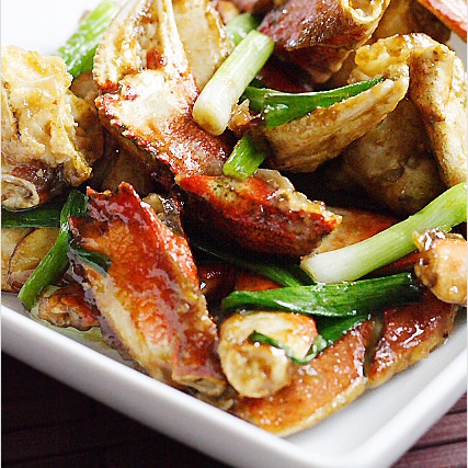 Ginger and Scallion Crab (Best Chinese Recipe) - Rasa Malaysia