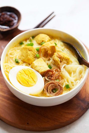 Soto Ayam - Malaysian-Indonesian Chicken Soup - Rasa Malaysia