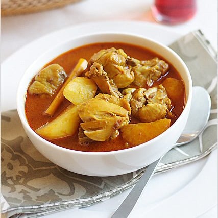 Chicken potato curry recipe