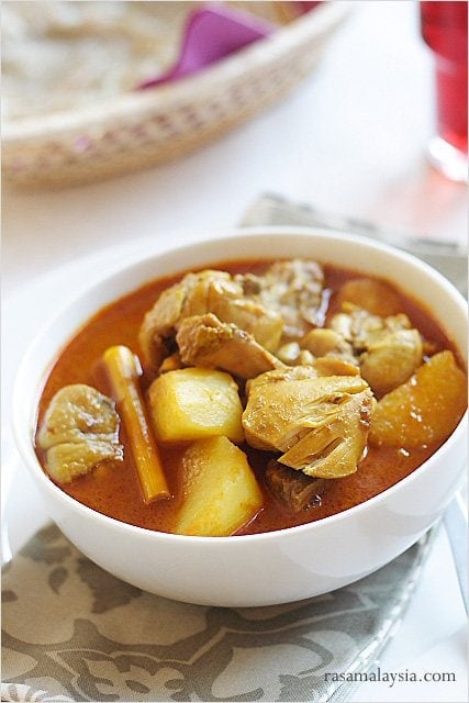 Chicken potato curry.