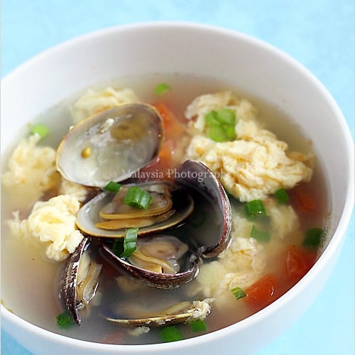 Egg Drop Soup with Clams