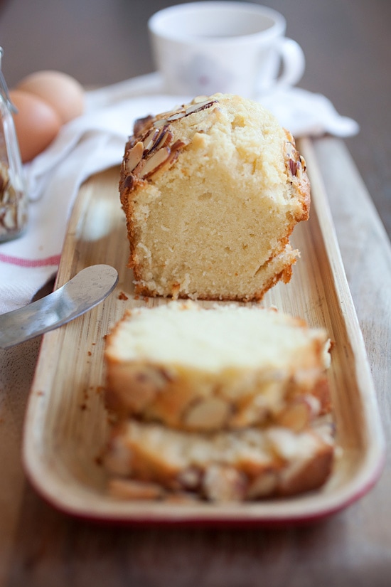 Classic pound cake recipe that yields buttery, velvety, moist, and deliciously dense pound cake. A pound cake recipe that is easy and fun to make. | rasamalaysia.com