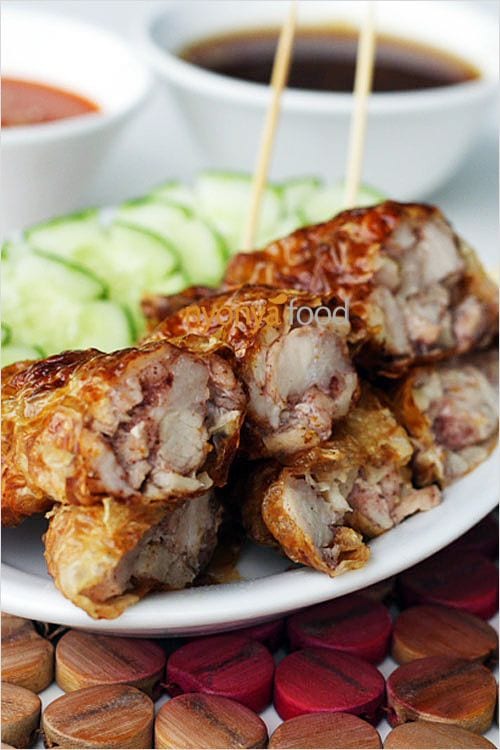 Wapenstilstand tieners Salie Five-Spice Pork Roll (Loh Bak) - Rasa Malaysia