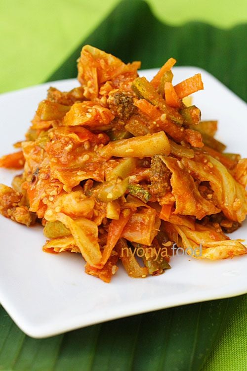 Acar Awak  Recipe (Nyonya Spicy Mixed Vegetable Pickle) | rasamalaysia.com
