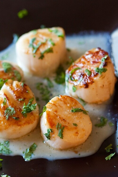 Garlic Herb Seared Scallops Rasa Malaysia 9895